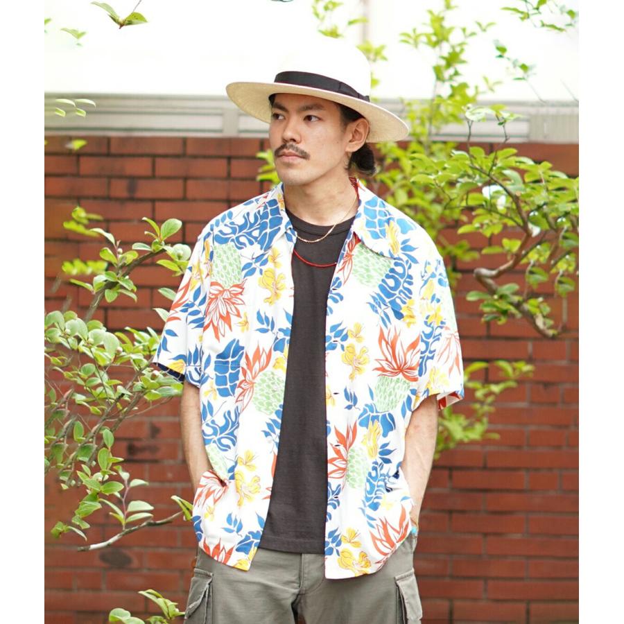 DUKE KAHANAMOKU / デューク カハナモク ： S/S RAYON HAWAIIAN SHIRT “THE GRACE OF ISLAND” / 全2色 ： DK39044 
