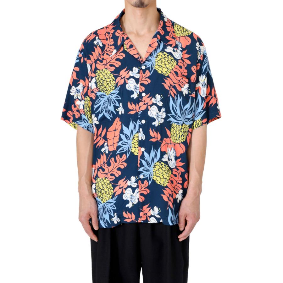 DUKE KAHANAMOKU / デューク カハナモク ： S/S RAYON HAWAIIAN SHIRT “THE GRACE OF ISLAND” / 全2色 ： DK39044 | DUKE KAHANAMOKU | 09