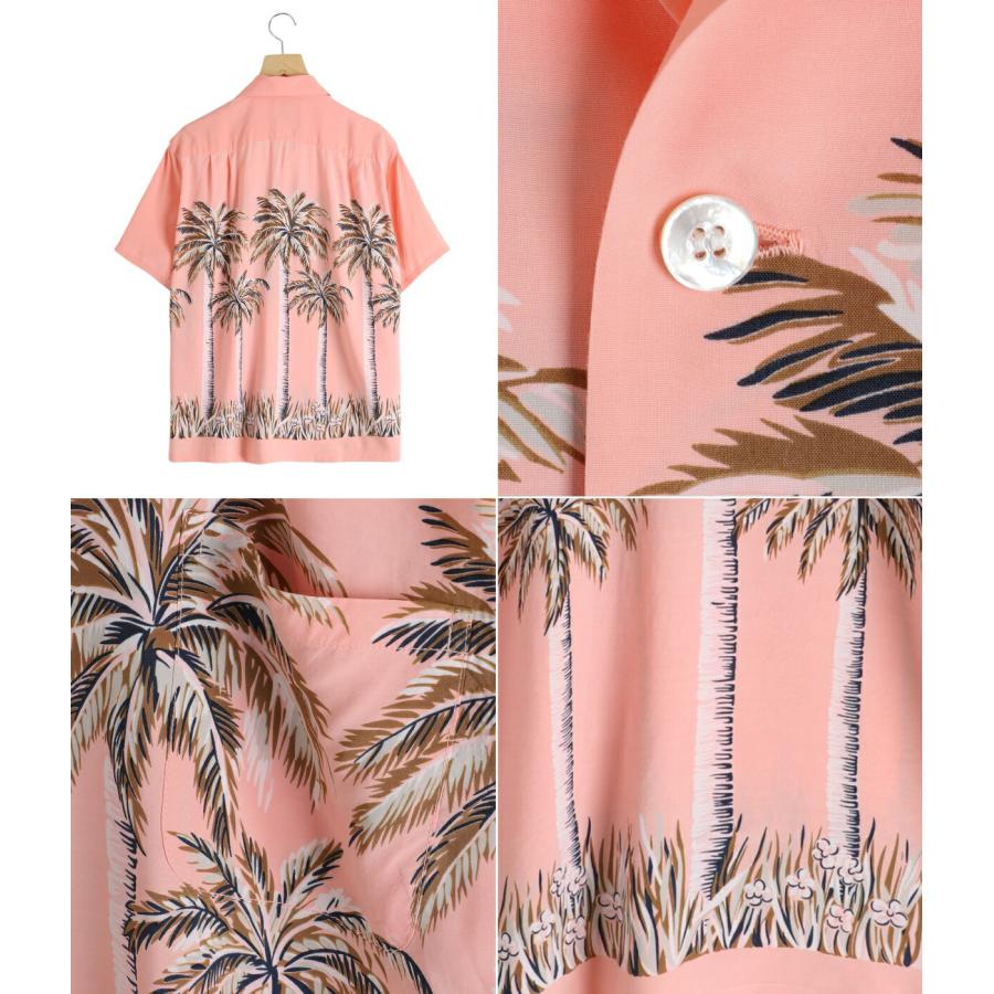 DUKE KAHANAMOKU / デューク カハナモク ： S/S RAYON HAWAIIAN SHIRT “PALM TREE“ ： DK39448 | DUKE KAHANAMOKU | 02