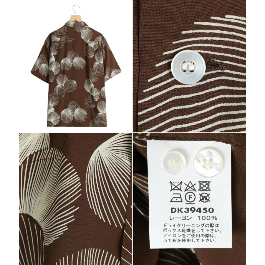 DUKE KAHANAMOKU / デューク カハナモク ： S/S RAYON HAWAIIAN SHIRT “DUKE’S SHELL“ ： DK39450[STD] | DUKE KAHANAMOKU | 02