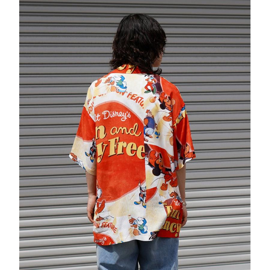 ポータークラシックDisney Mickey Mouse Aloha Shirt PORTER CLASSIC ALOHA COLLECTION SHIRT DISNEY MICKEY MOUSE