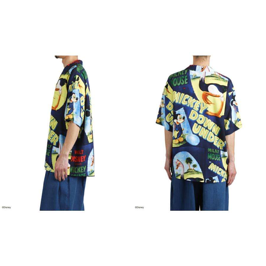 PORTER CLASSIC / ポータークラシック ： DISNEY VP / PC ALOHA COLLECTION ALOHA SHIRT / MICKEY & BIRD ： DP-024-3963の画像