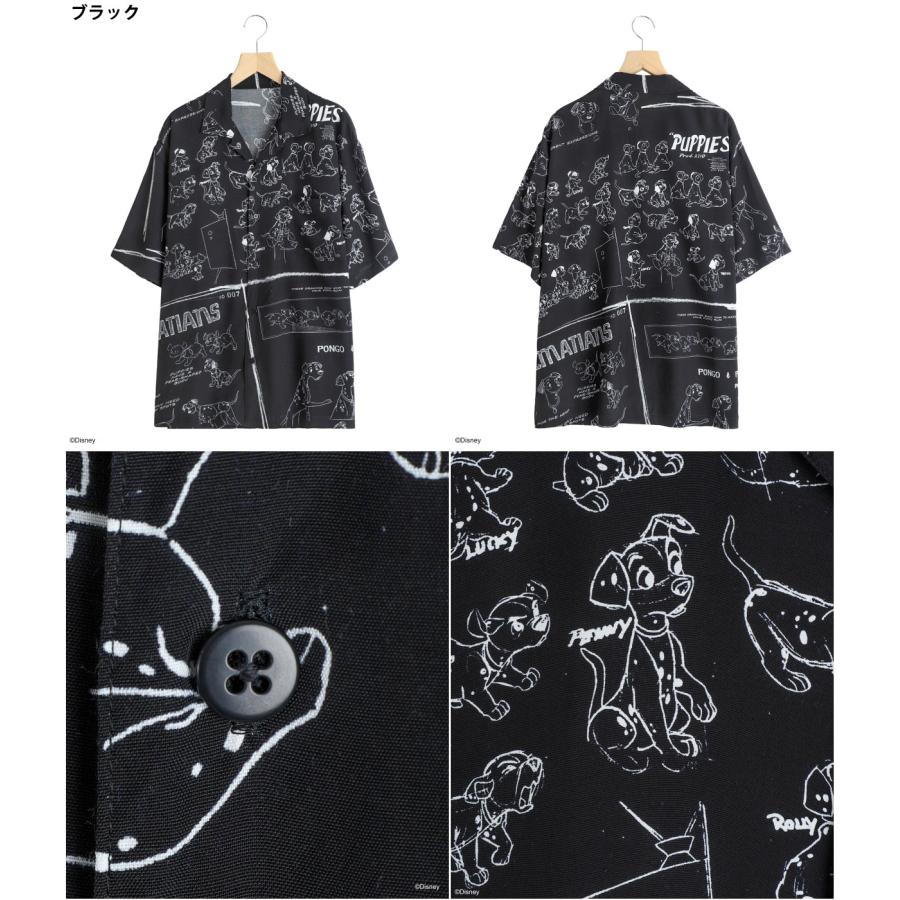 PORTER CLASSIC / ポータークラシック ： DISNEY MS / PC ALOHA COLLECTION ALOHA SHIRT / 101 DALMATIANS / 全2色 ： DP-024-3966の画像