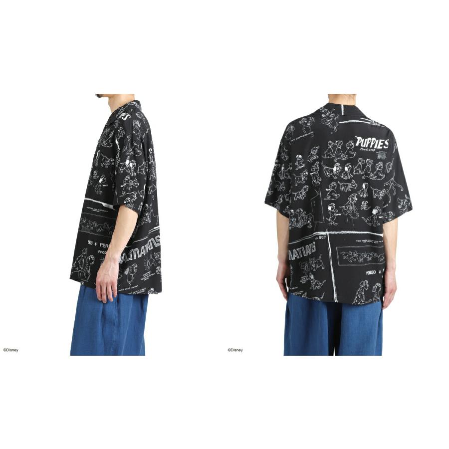 PORTER CLASSIC / ポータークラシック ： DISNEY MS / PC ALOHA COLLECTION ALOHA SHIRT / 101 DALMATIANS / 全2色 ： DP-024-3966の画像