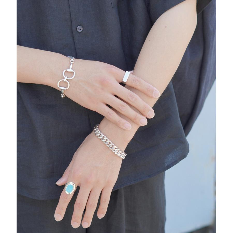 【P10倍】END / エンド ： Curve loosen cut bracelet M - SILVER - ： ENDB076-SILVER |  | 04