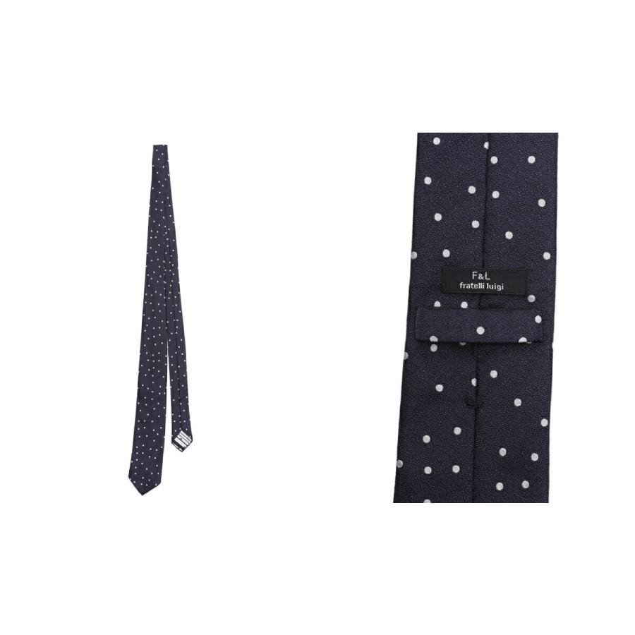Fratelli Luigi / フラテッリルイージ ： Yarn Dyed Tie Polka Dot ： F00036 | Fratelli Luigi | 01