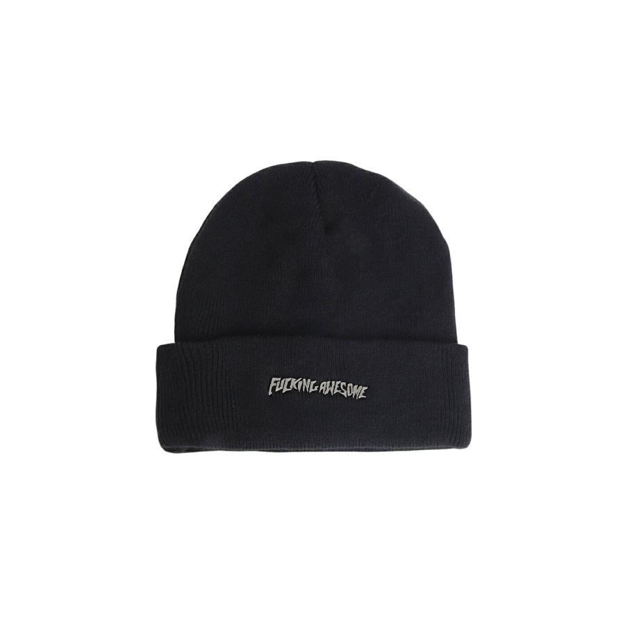 【15%OFF】FUCKING AWESOME / ファッキンオーサム ： Metal Stamp Logo Cuff Beanie ： FA-MSLCB | FUCKING AWESOME
