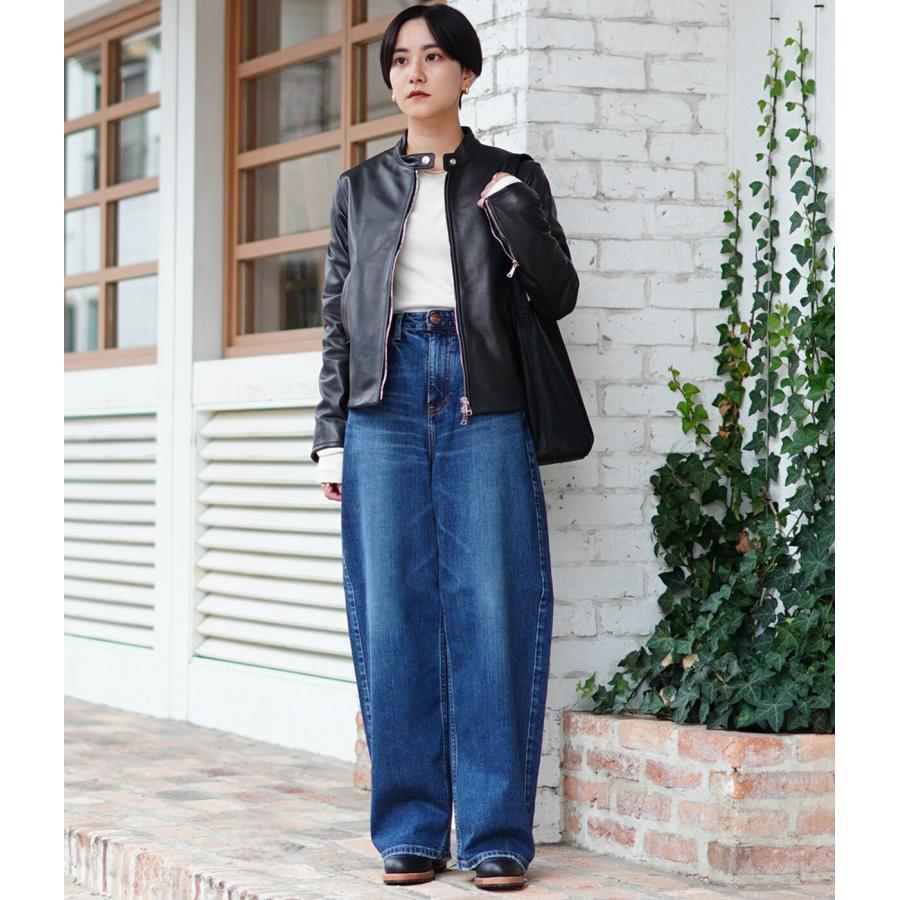 EMMETI FAI ナッパ シングル ライダースブルゾン 38 レディース EFFE BEAMS（エッフェ ビームス）EMMETI / FAI ナッパ シングル