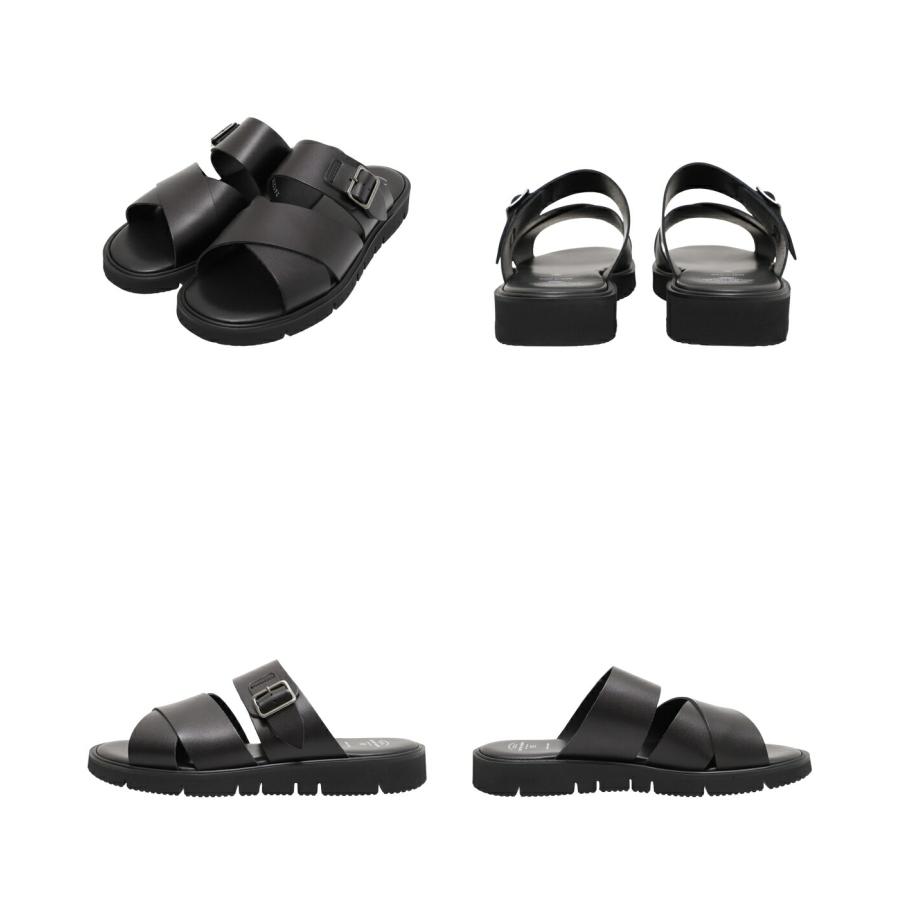 foot the coacher / フットザコーチャー ： CROSS BELT SANDALS
