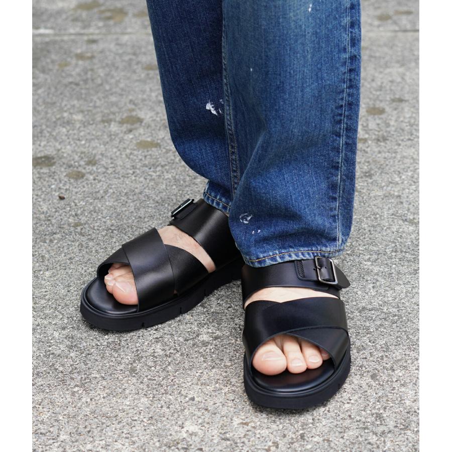 foot the coacher / フットザコーチャー : CROSS BELT SANDALS foot the coacher / フットザコーチャー : CROSS BELT SANDALS
