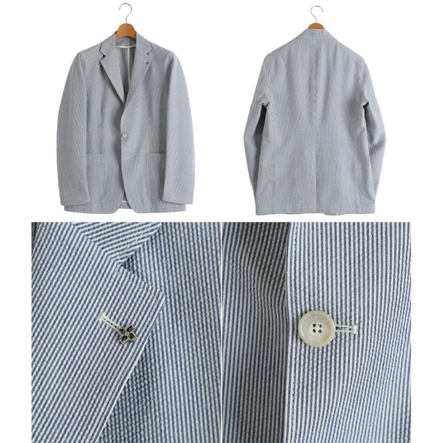 TAGLIATORE（タリアトーレ） ： SINGLE 2B JACKET SEERSUCKER ： G