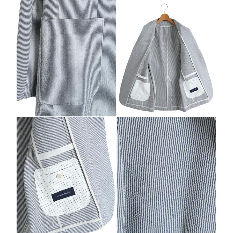 TAGLIATORE / タリアトーレ ： SINGLE 2B JACKET SEERSUCKER ： G-LIGHT12K-340335の画像