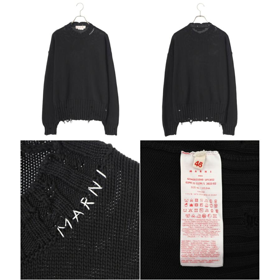 【公式】 MARNI / マルニ ： CREW NECK L/S SWEATER ： GCMG0210A0-UFC652 【UOI1782405246】(62271円)