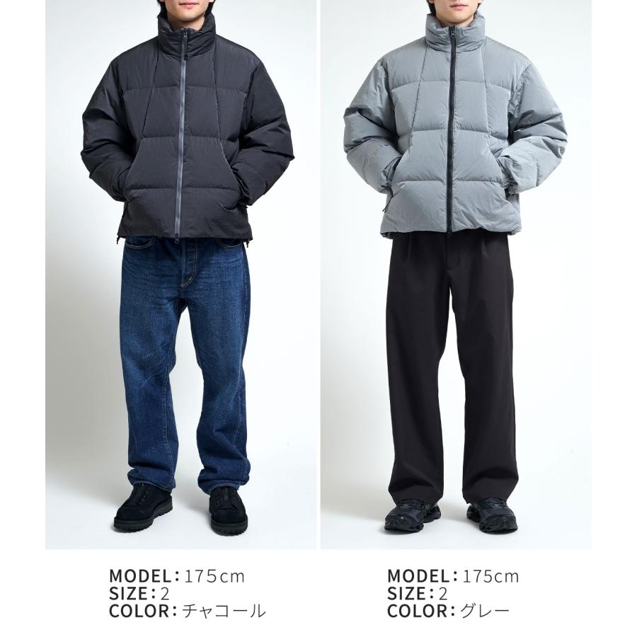 GOLDWIN（ゴールドウイン） ： Dope Dyed Ripple Nylon Down Jacket