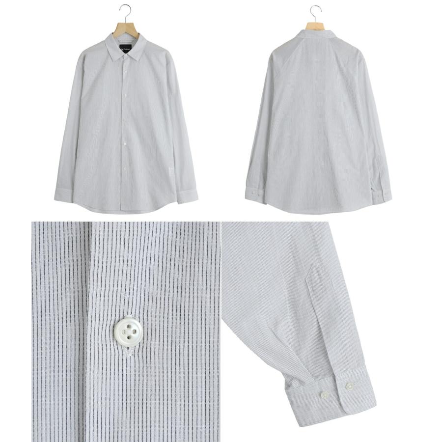 Goldwin / ゴールドウイン ： Fine Cotton Seersucker Striped Shirt ： GL56147 | GOLDWIN | 02