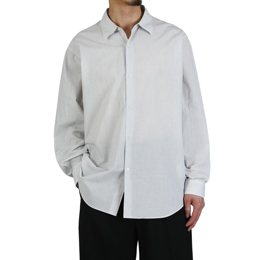 Goldwin / ゴールドウイン ： Fine Cotton Seersucker Striped Shirt ： GL56147 | GOLDWIN | 04