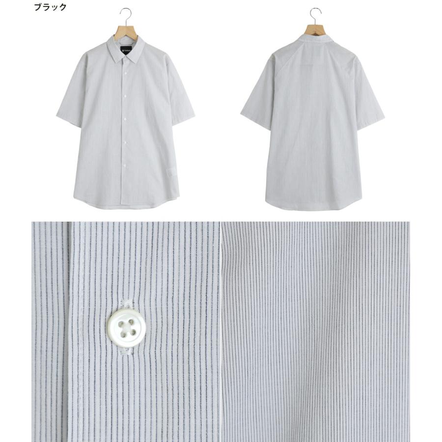 Goldwin / ゴールドウイン ： Fine Cotton Seersucker Striped S/S Shirt / 全2色 ： GL56148 | GOLDWIN | 01