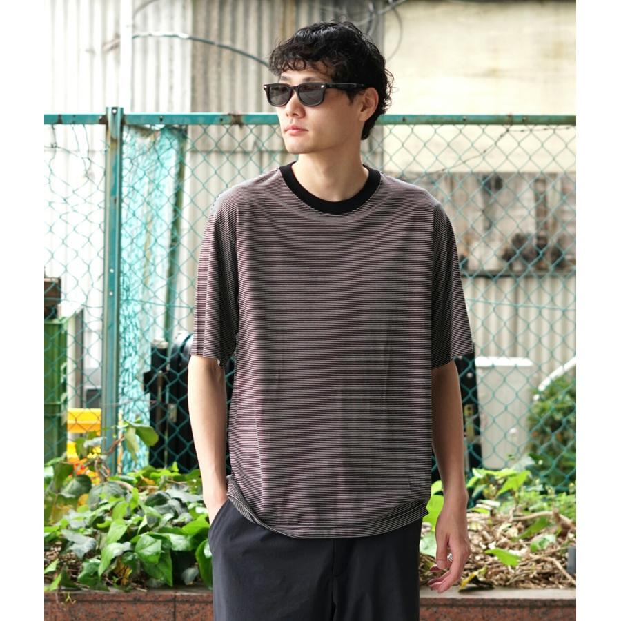 【10%OFF】Goldwin / ゴールドウイン ： Striped Wool×Lyocell Jersey T-shirt ： GL66153 | GOLDWIN | 06