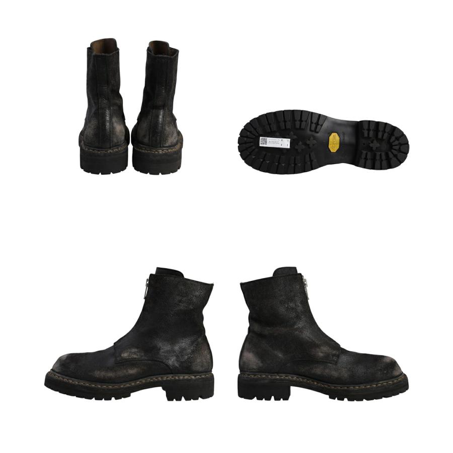 GUIDI（グイディ） ： ZIPPED BIG DADDY BOOTS ： GR05FRV-RU-COATED