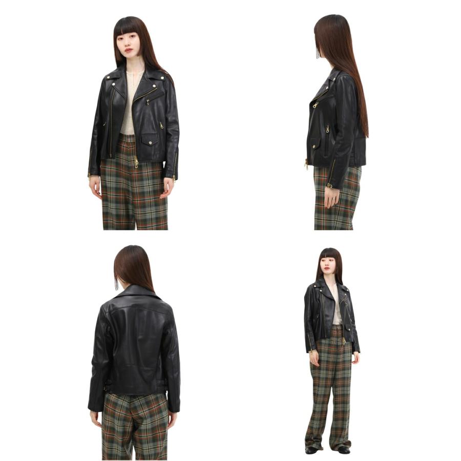 CINQUANTA チンクワンタ ダブルライダース H-563 チンクアンタ CINQUANTA（チンクワンタ） ： 【レディース】BELTED W RIDERS SIDE