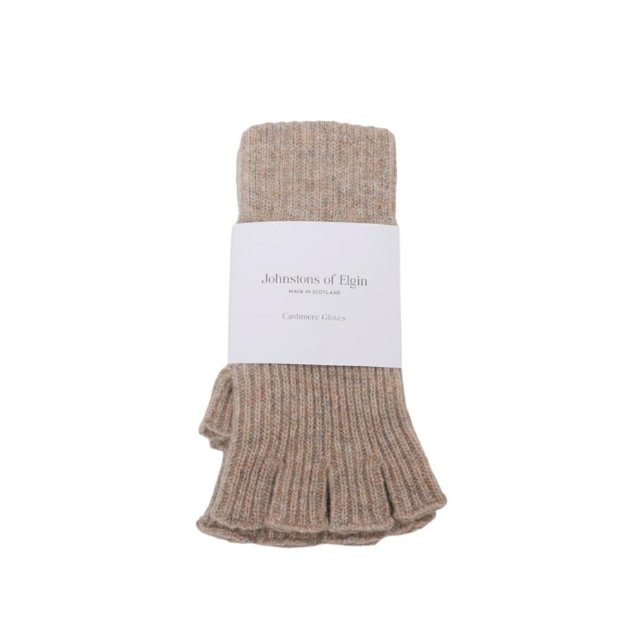 Johnstons / ジョンストンズ ： Unisex Knitted Fingerless Gloves / 全3色 ： HAE03397 | Johnstons of Elgin