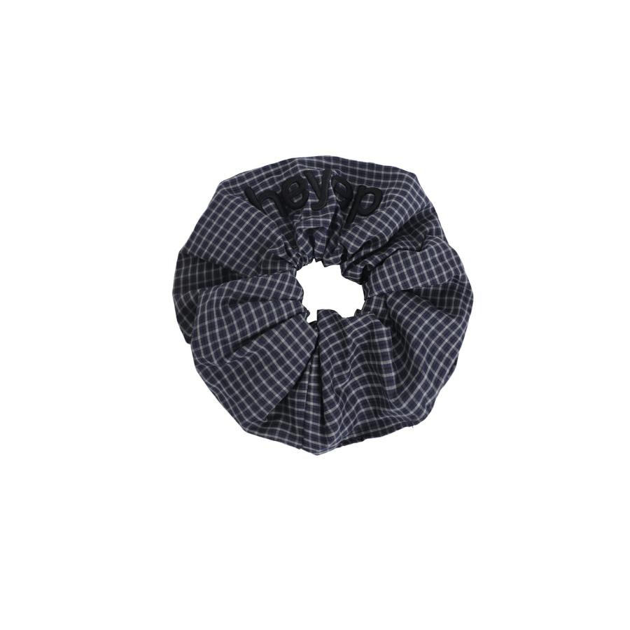 heyep / ヘイップ ： [レディース]Pajama Check Logo Scrunchie ： hp01326[コンパクト] | heyep