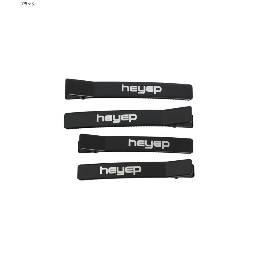 heyep / ヘイップ ： New Logo Hair Clips-4 Piece Set / 全2色 ： hp07725[コンパクト]の画像