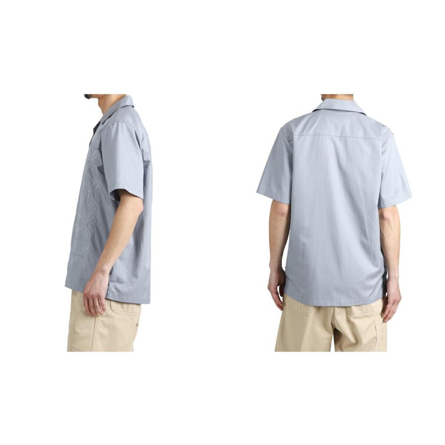 【美品】カーハートWIP セットアップ シャツ ロゴパッチ グレー S 現行品 Carhartt WIP（カーハートワークインプログレス） Carhartt WIP