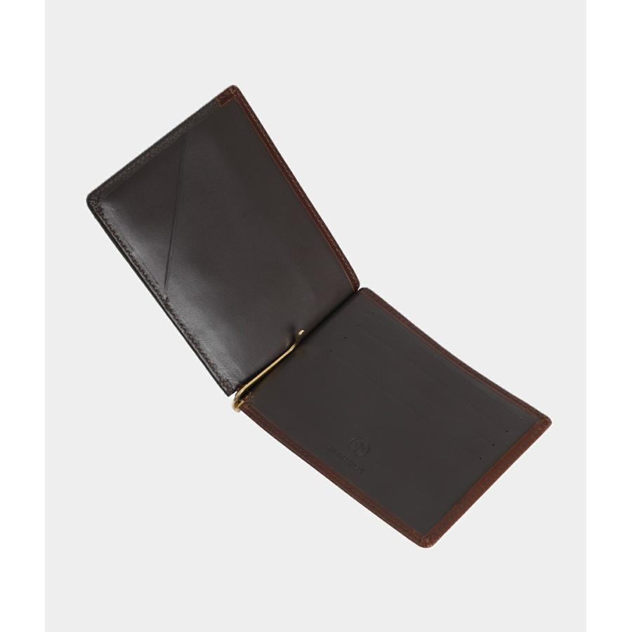 【新品・廃盤限定モデル】グレンロイヤル　マネークリップ　ブラウン　クロコダイル GLENROYAL（グレンロイヤル） ： MONEY CLIP WITH COIN POCKET