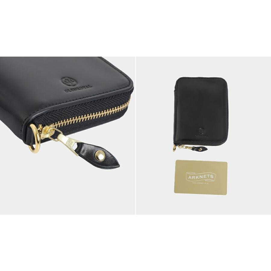GLENROYAL  グレンロイヤル ： SMALL ZIP WALLET CORDOVAN / 全2色 ： J2-0025の画像