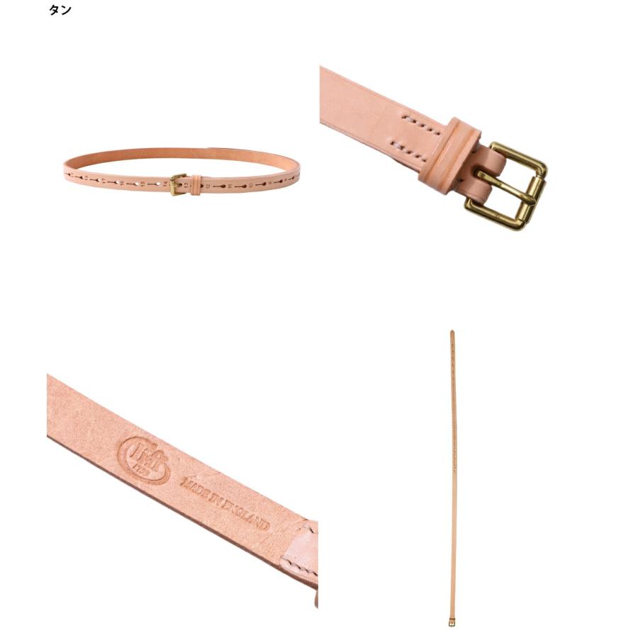 JABEZ CLIFF / ジャベツクリフ ： Long Saddle Leather Belt