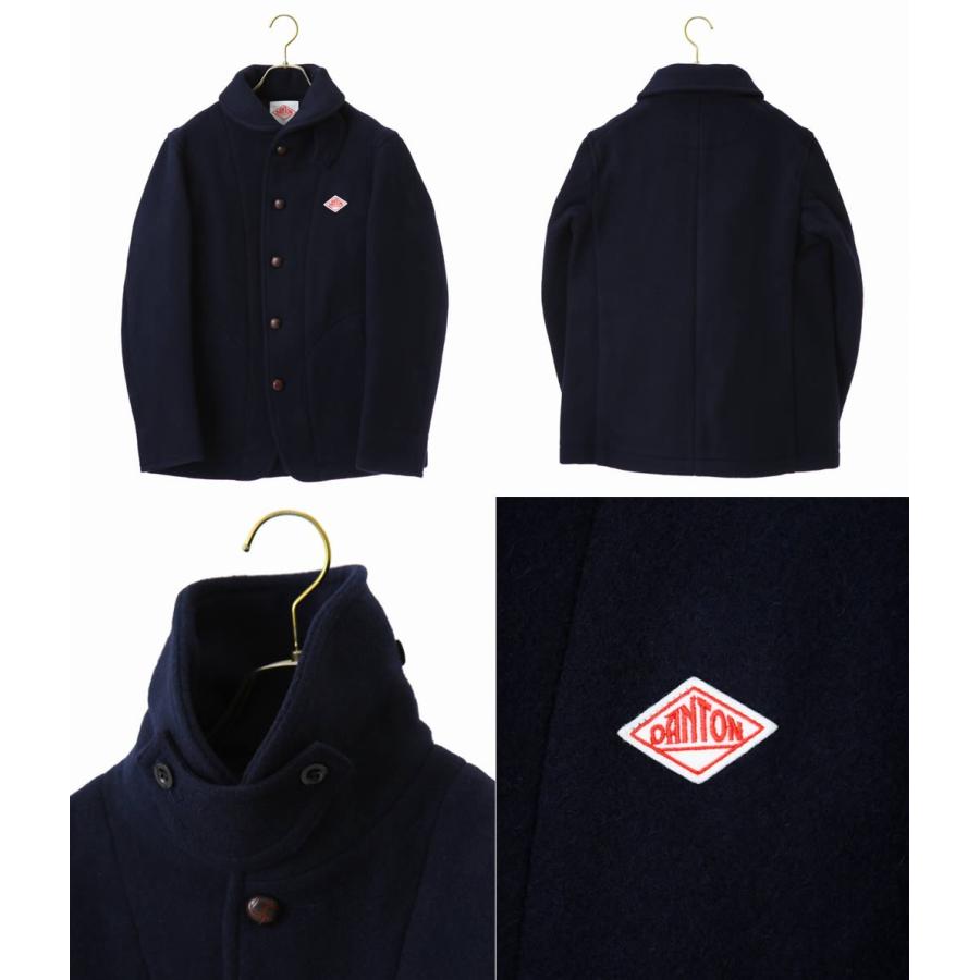Danton ダントン メンズ Wool Mosser ダントン ウールモッサー メルトン シングルジャケット ミディアム丈 アウター Jd 37 Wom Arknets 通販 Paypayモール