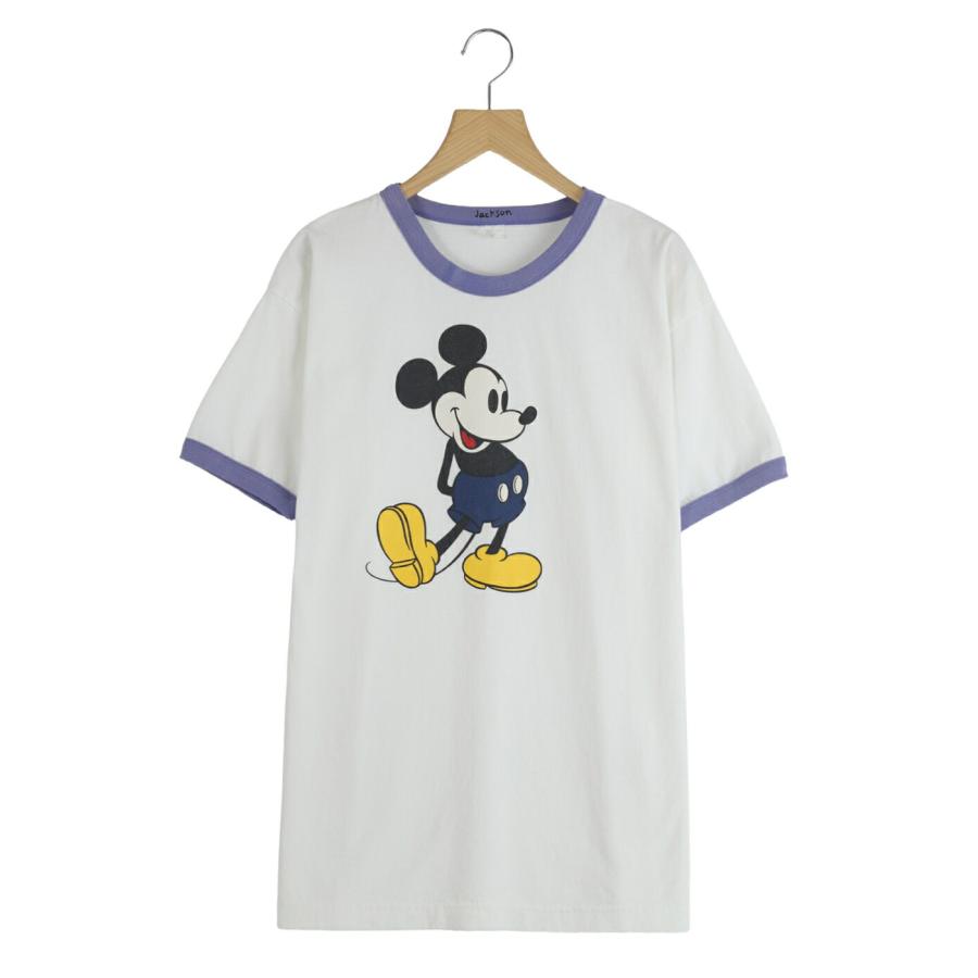 JACKSON MATISSE（ジャクソンマティス） ： MickeyMouse Ringer Tee
