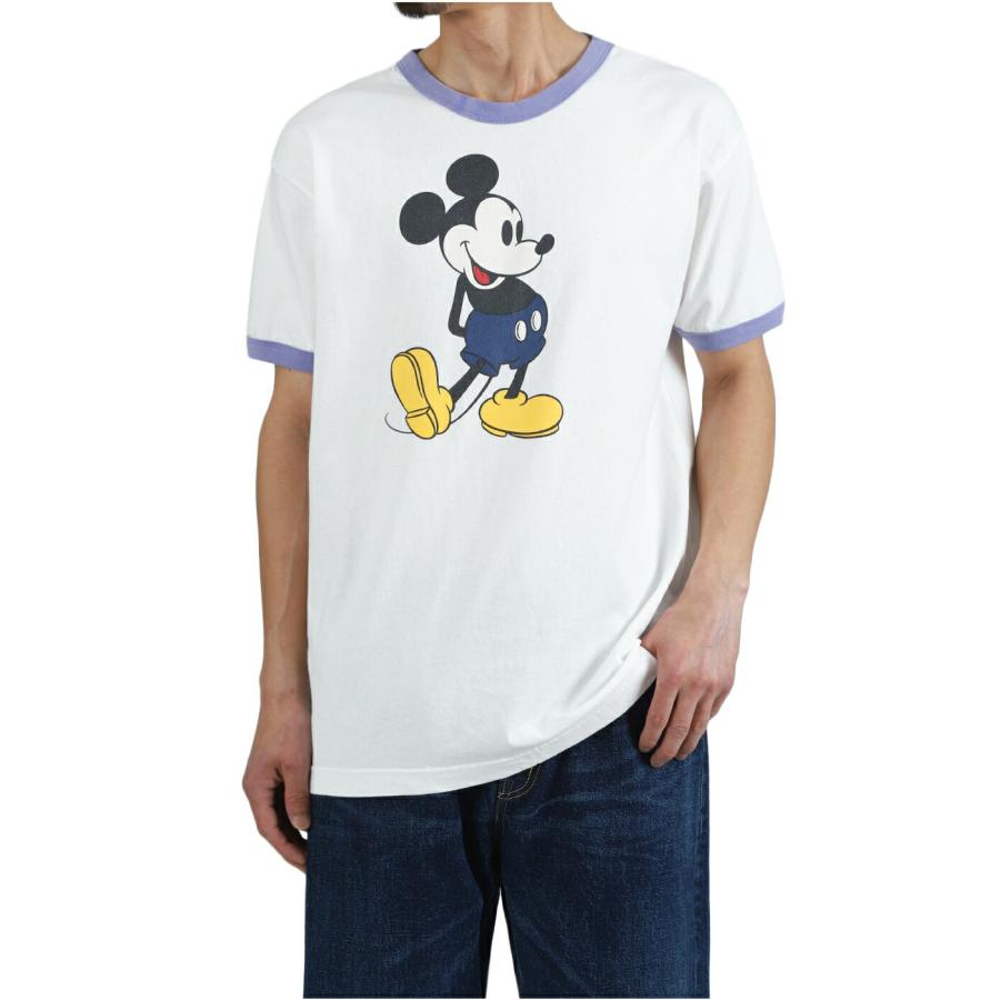 JACKSON MATISSE（ジャクソンマティス） ： MickeyMouse Ringer Tee
