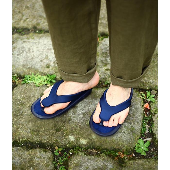 JOJO / ジョジョ ： "BEACH SANDAL" ALL NAVY ： JOJO-NAV-NAV-NAV-ECSAINE｜arknets｜05