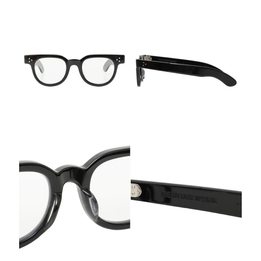 JULIUS TART OPTICAL / ジュリアスタートオプティカル ： FDR 46-22 - BLACK / CLEAR - ： JTPL-005A-150HMC｜arknets｜02