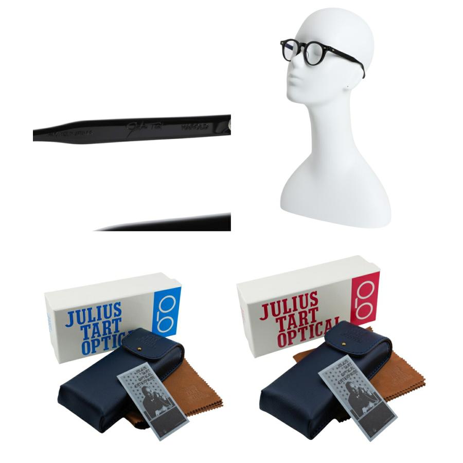 JULIUS TART OPTICAL / ジュリアスタートオプティカル ： HAROLD 45-23 - BLACK - / 全3色 ： JTPL-022Aの画像