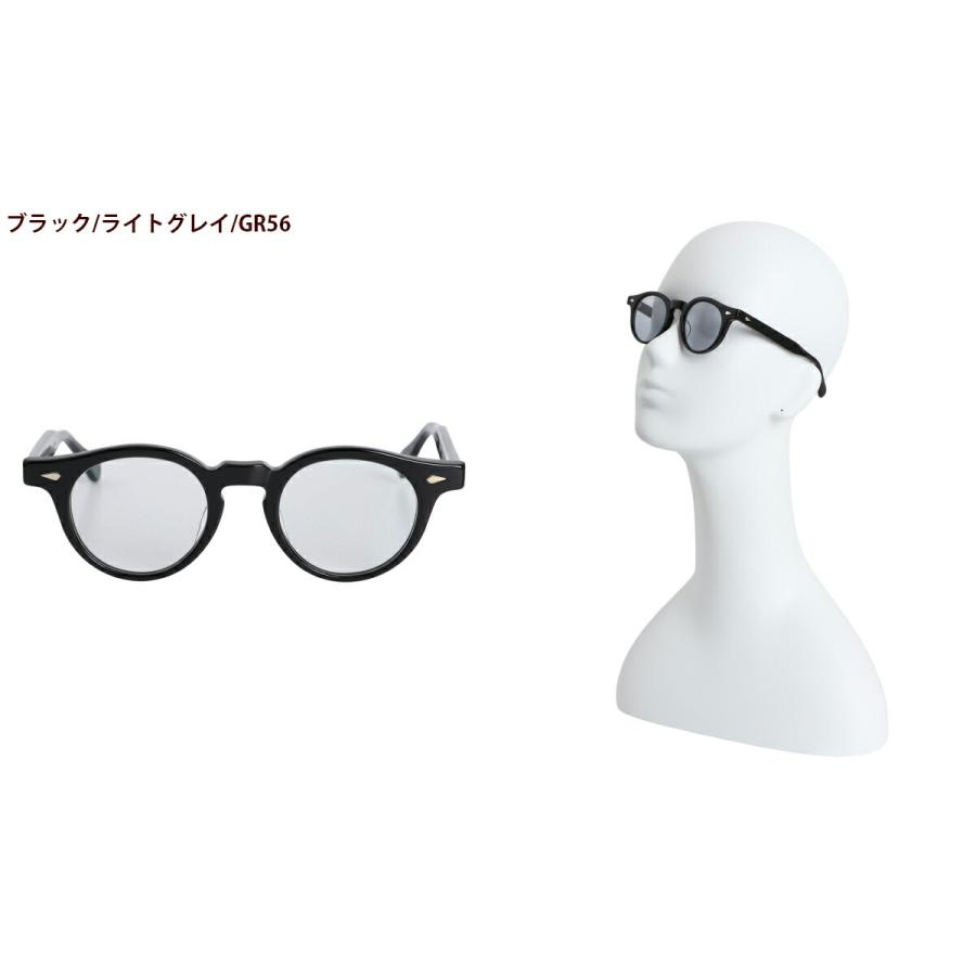 JULIUS TART OPTICAL / ジュリアスタートオプティカル ： HAROLD 45-23 - BLACK - / 全3色 ： JTPL-022Aの画像