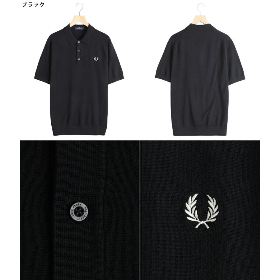 FRED PERRY Ｋ9725ポロシャツ FRED PERRY フレッドペリー ニット ポロシャツ シャツ K9725