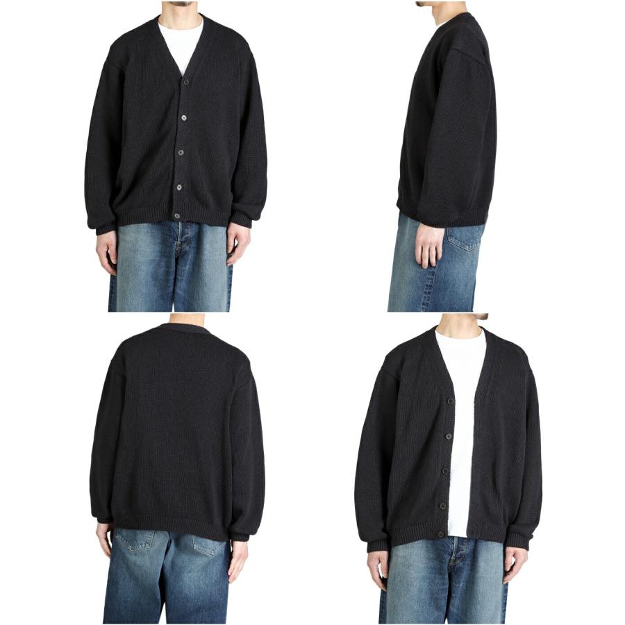 トップス KAPTAIN SUNSHINE Cotton Washi Cardigan KAPTAIN SUNSHINE Cotton Washi Hand Frame Cardigan (KS26SKN01