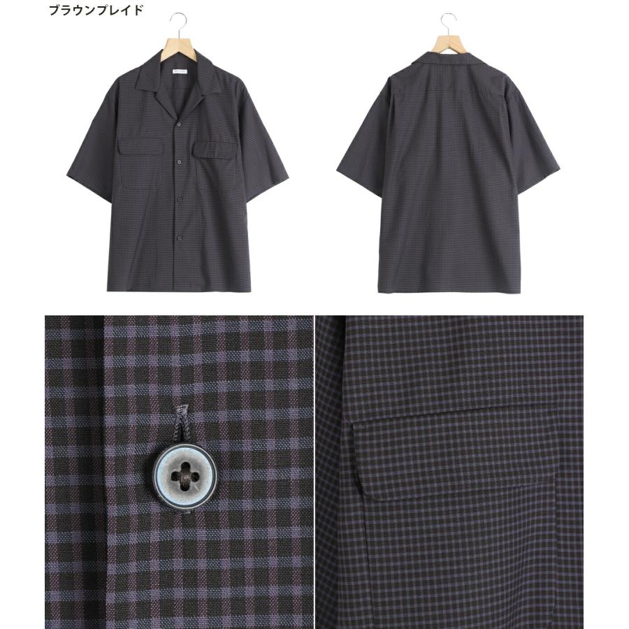 KAPTAIN SUNSHINE / キャプテンサンシャイン ： Summer Wool Open Collar SS Shirt / 全2色 ： KS26SSH02 | Kaptain Sunshine | 01
