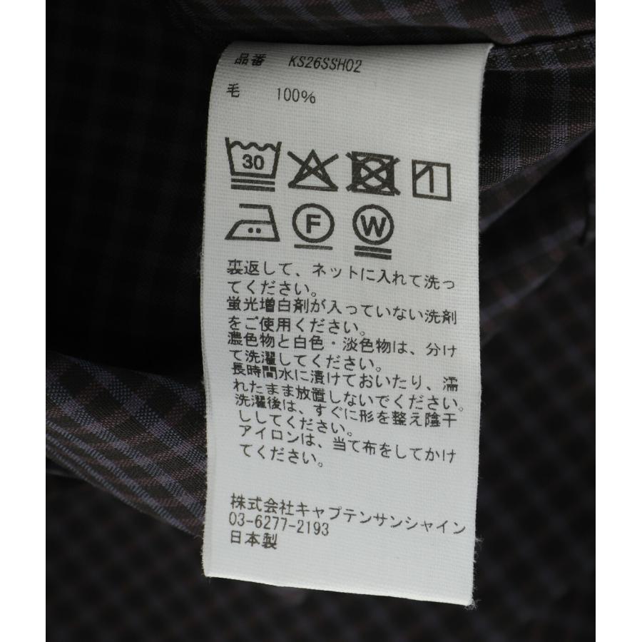 KAPTAIN SUNSHINE / キャプテンサンシャイン ： Summer Wool Open Collar SS Shirt / 全2色 ： KS26SSH02 | Kaptain Sunshine | 04