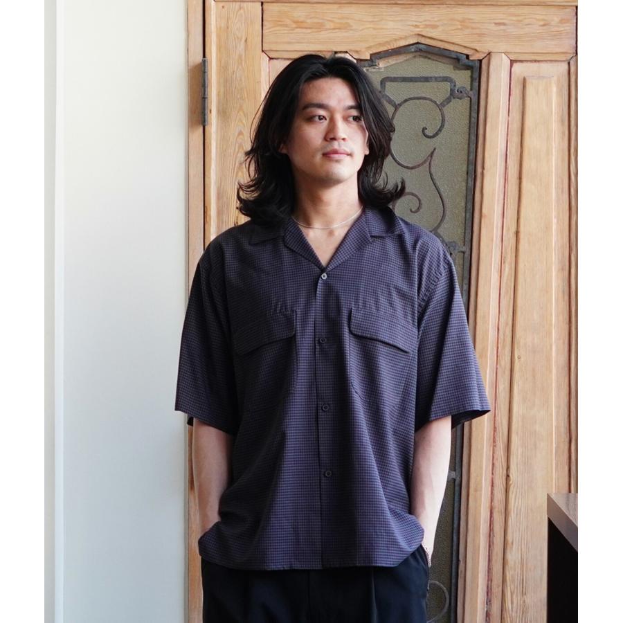 KAPTAIN SUNSHINE / キャプテンサンシャイン ： Summer Wool Open Collar SS Shirt / 全2色 ： KS26SSH02 | Kaptain Sunshine | 09