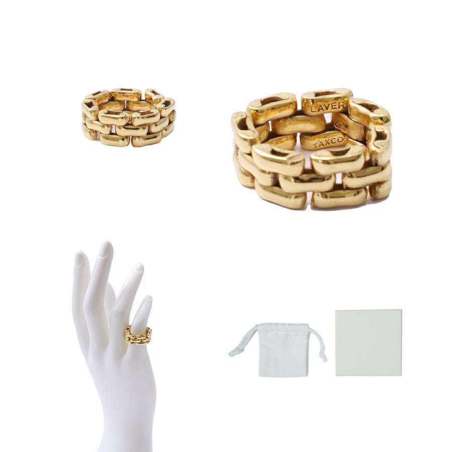 LAVER（ラバー） ： 3 LINK RING - GOLD - ： LAVER-NO-17-GOLD