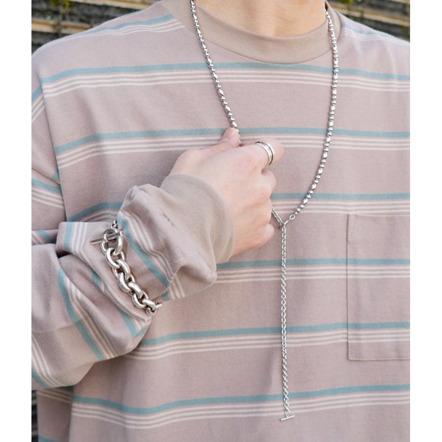 LAVER / ラバー : MIX CABLE CHAIN T BAR LAVER-NO-1 : ARKnets LAVER / ラバー : MIX CABLE CHAIN T BAR LAVER-NO-1 : ARKnets