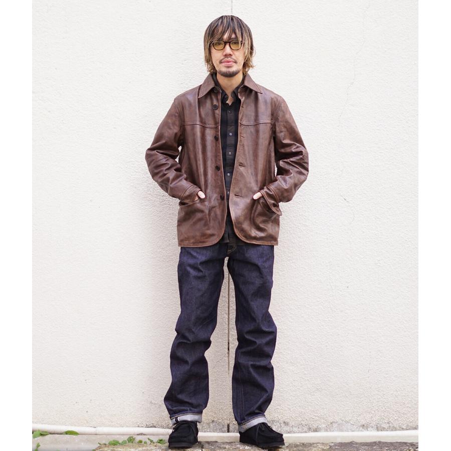 希少♦︎Lee♢レザージャケットMサイズ Lee / リー ： 1954 center black LM6341 : ARKnets - 通販 - Yahoo