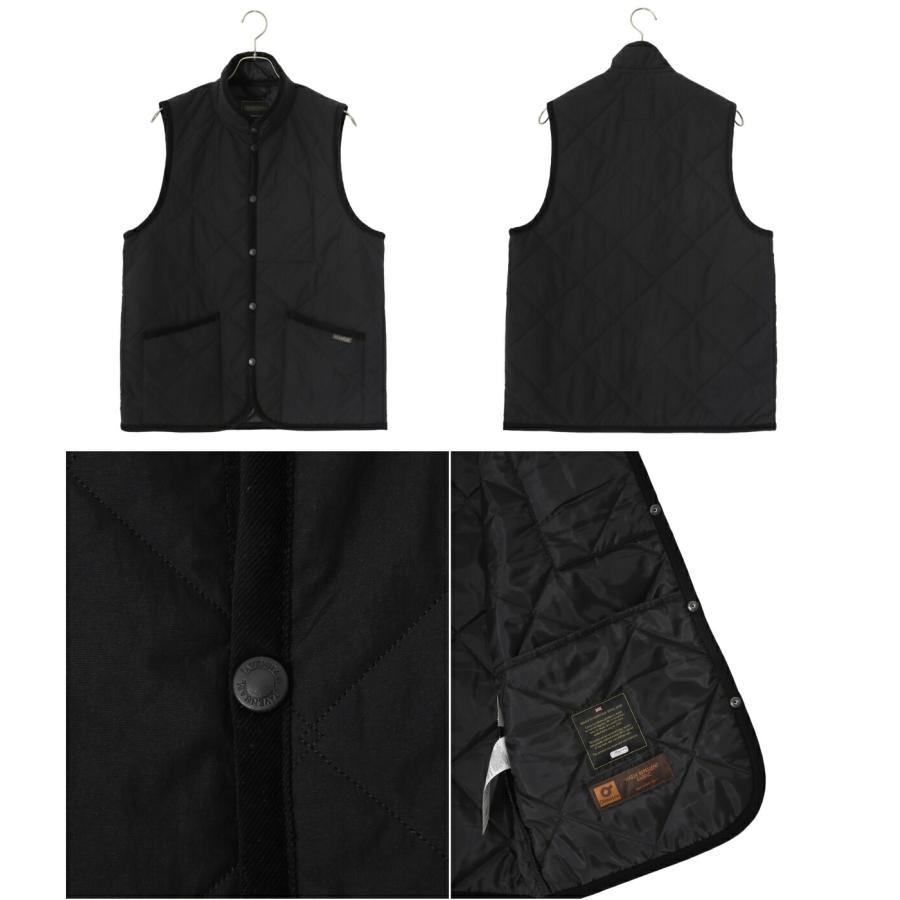 LAVENHAM Black Edition キルティングベスト Mサイズ Brooks Brothers×LAVENHAM ミックフィールド キルティングベスト Made