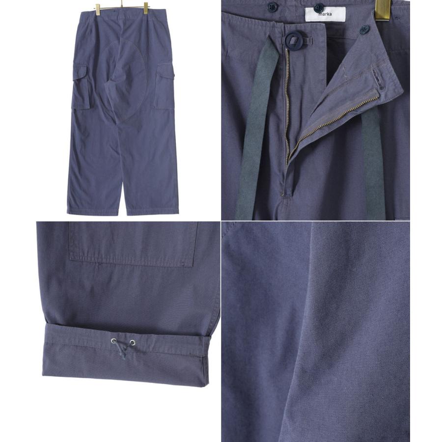 メンズファッション marka / マーカ ： CANADIAN OVER PANTS - organic cotton weather cloth - ： M23A-01PT01C
