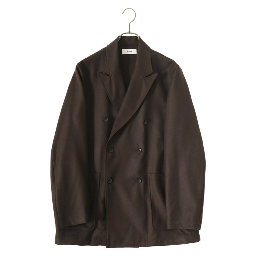 marka / マーカ ： W.B SHIRT JACKET - 2/48 wool soft serge