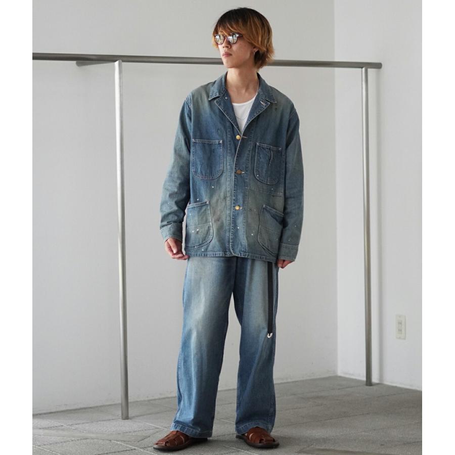 マーカmarka denim cover allデニムカバーオール2インディゴ marka - ORGANIC COTTON 10oz DENIM 91-J COVERALL